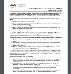 SAA-C03 Verified Answers