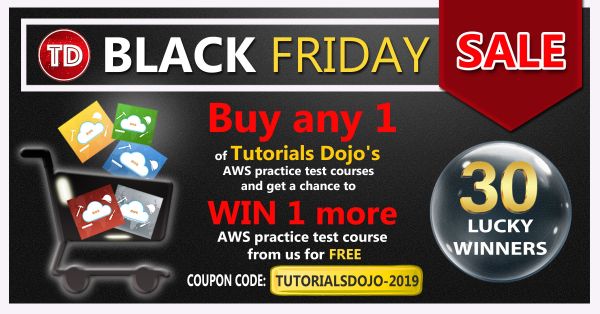 Tutorials Dojo Black Friday Sale 2019