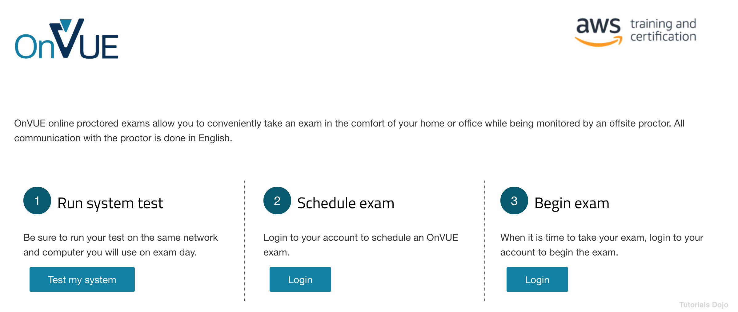 How to Book and Take Your AWS Certification Exam Online - Tutorials Dojo