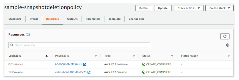 aws cloudformation deletionpolicy3