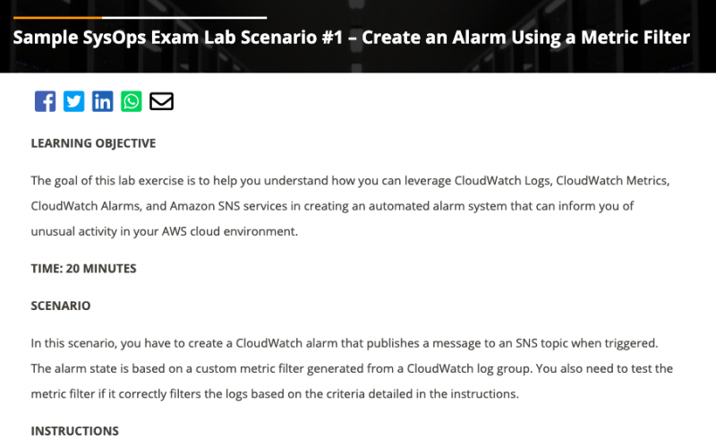 SOA-C02 Exam Revision Plan