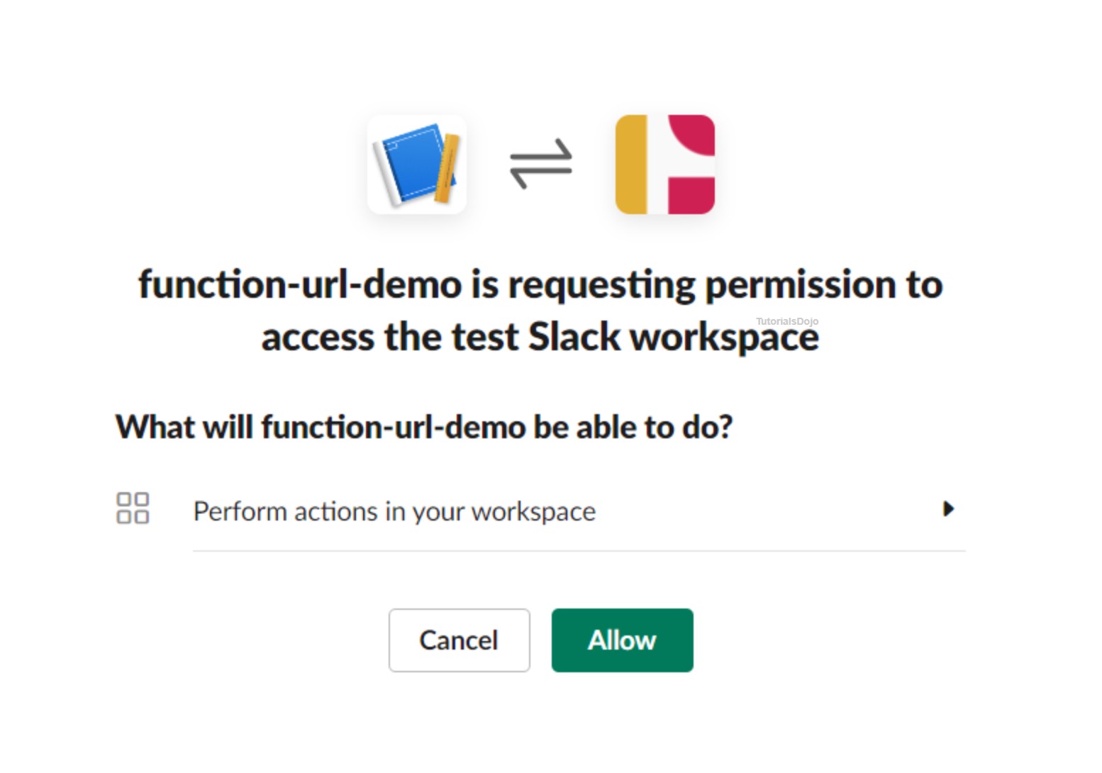 Build Your Own Slack commands with Lambda function URL 