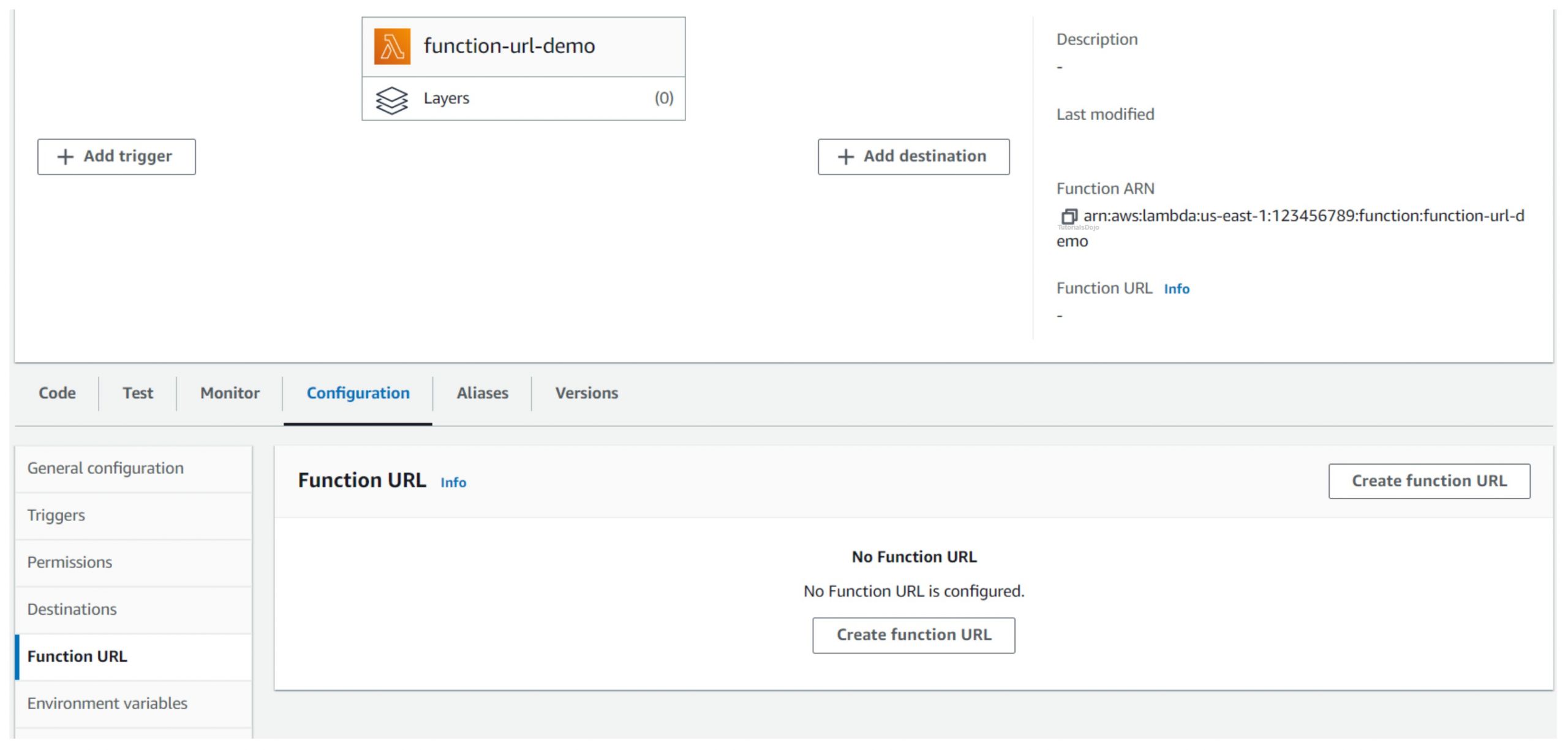 STEPS: We'll divide the steps into three main parts:  Creating a function URL  Creating a Slack application  Installing the Slack application  **Note: Ate Rachelle, i-a-anchor link po natin young tatlong parts.   Creating a function URL Open the console page of your Lambda function  Under the Configuration tab, select Function URL, then click Create function URL