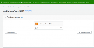 Retrieving Parameter Values from SSM Parameter Store through AWS Lambda