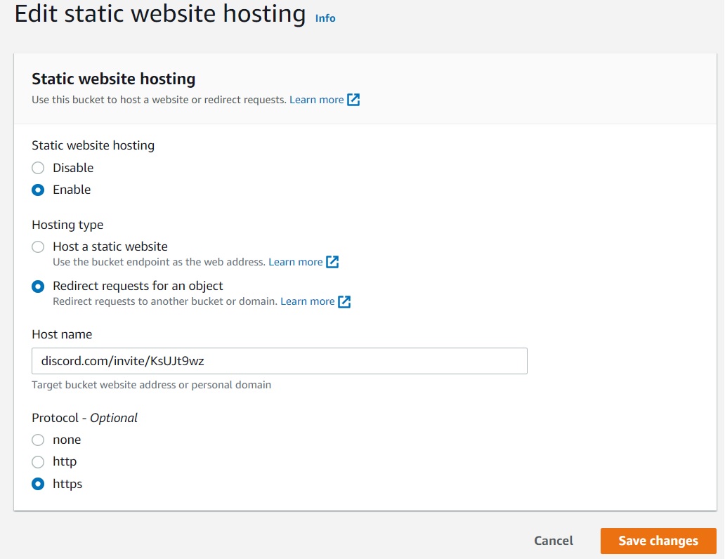 Customize Your Invite Links with Amazon S3 Website Redirect