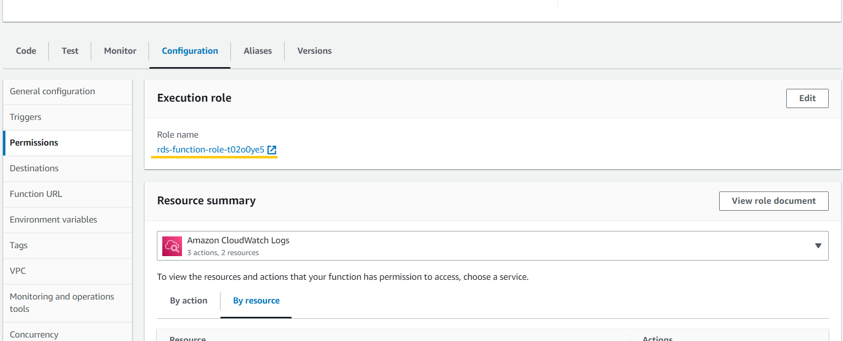 Connecting your Lambda Function to a Private Database