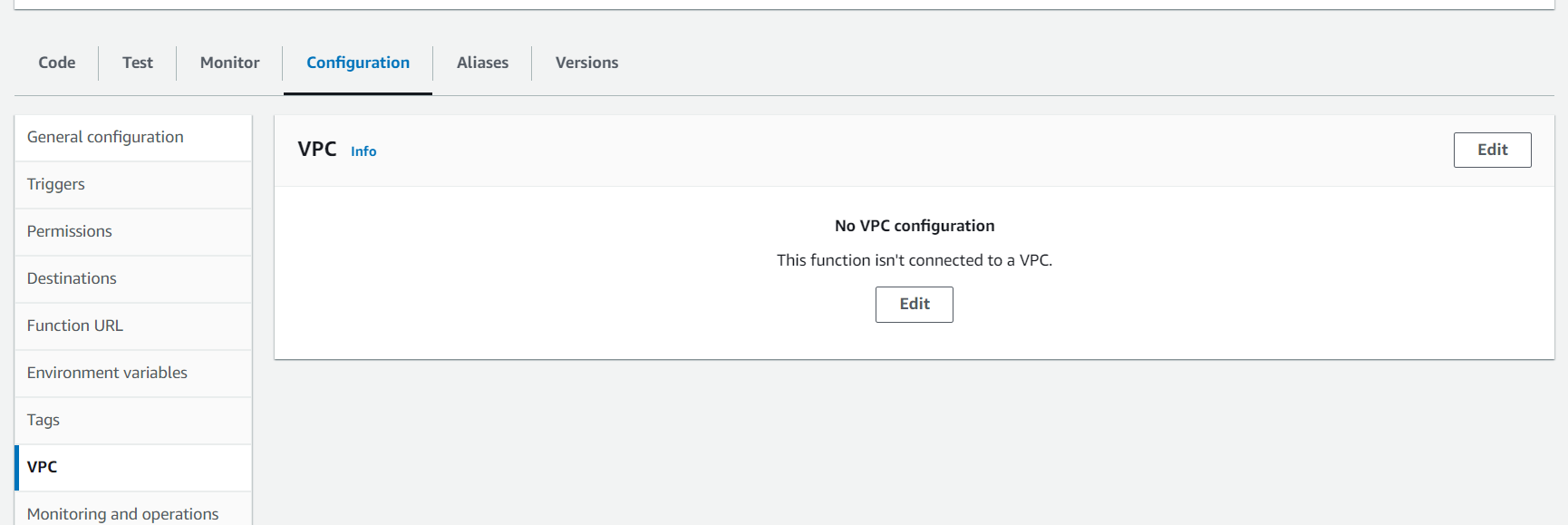 Connecting your Lambda Function to a Private Database