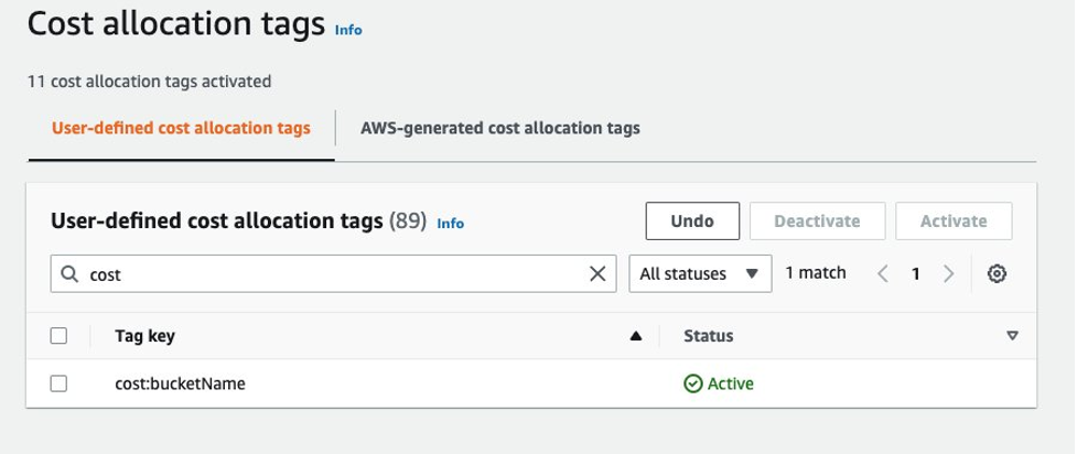 Cost Allocation Tags on Amazon S3 buckets and Using AWS Cost Explorer