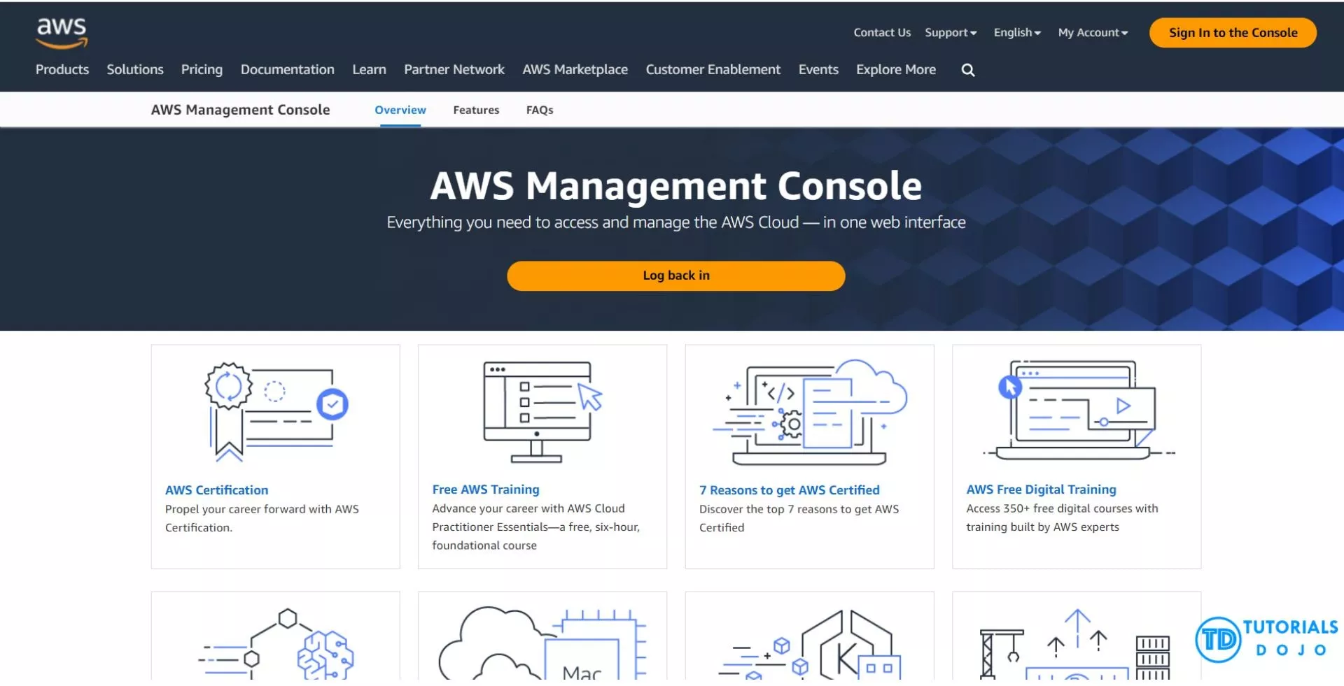 td-aws-console