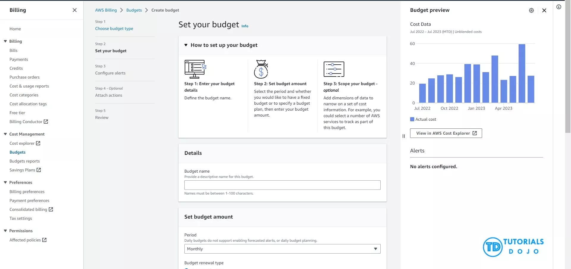 td-set-budget