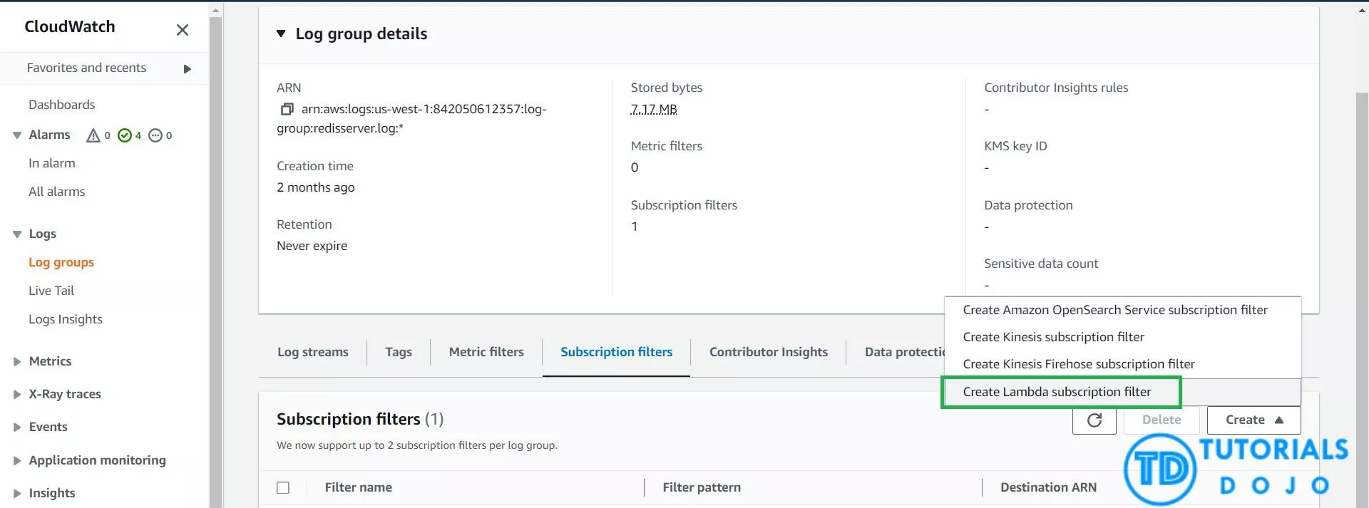 Creating a Slack Notification for Redis Errors with Lambda Function and CloudWatch Logs Integration