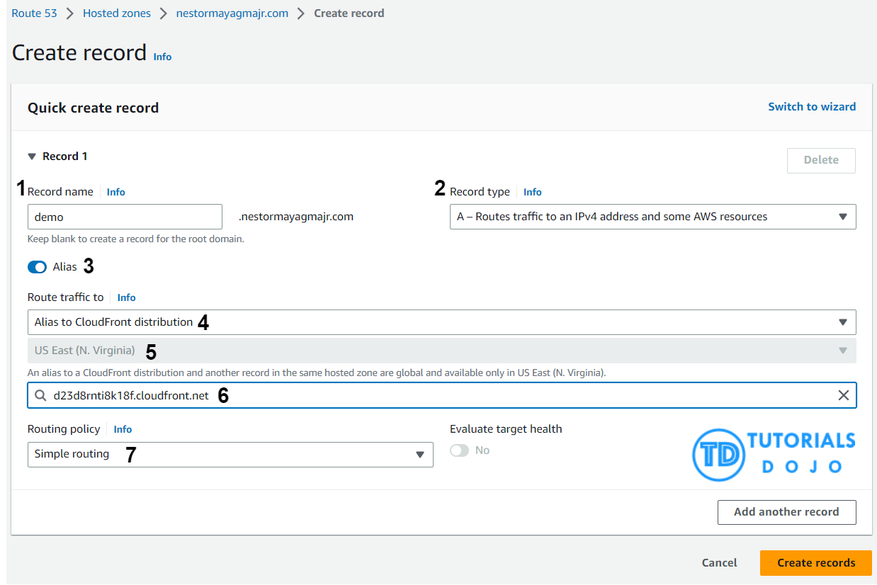 Leveraging Amazon CloudFront with S3 and Route 53 for Subdomain Configuration