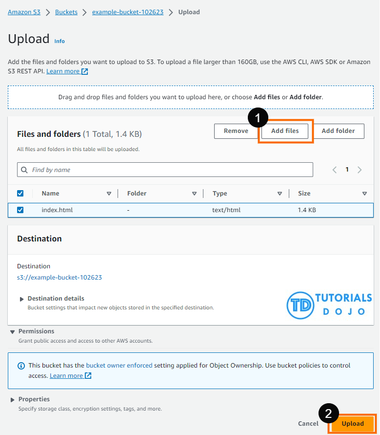 Setting up a Static Website on Amazon S3