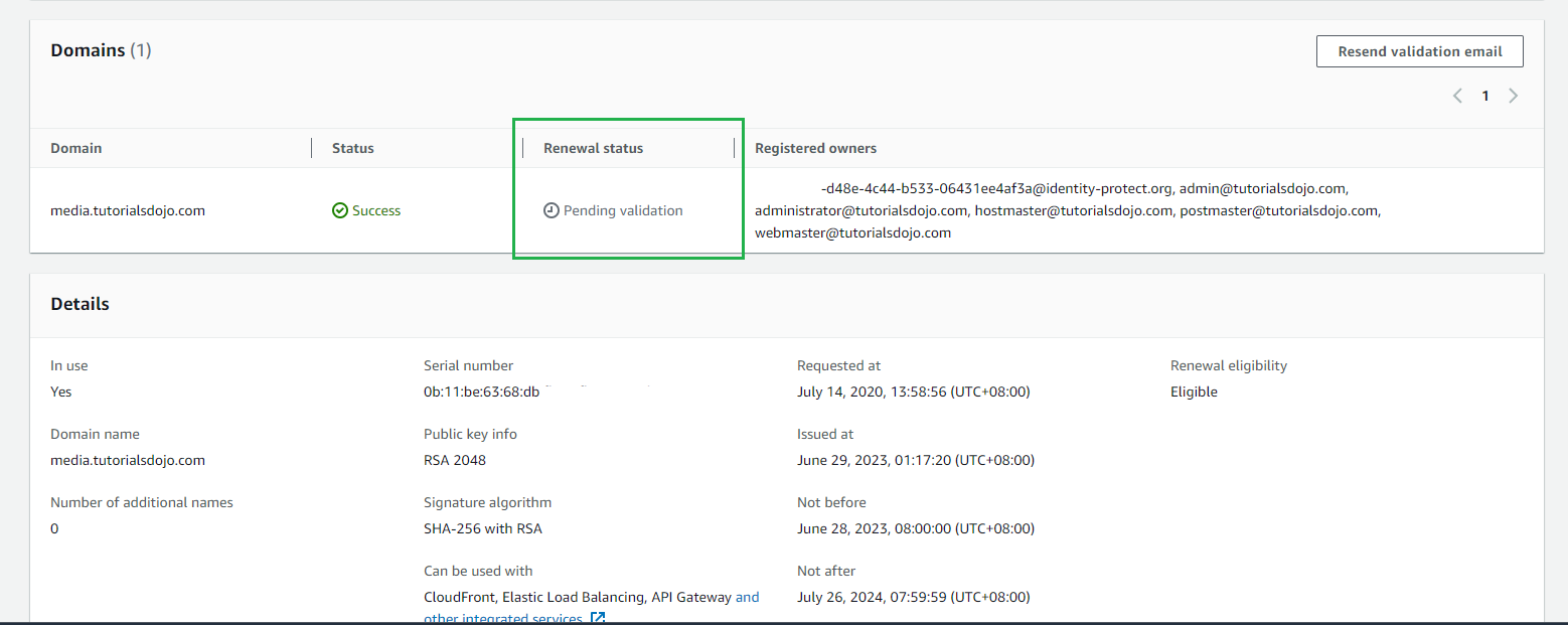 How to Change an AWS ACM Certificate on Amazon CloudFront Distribution