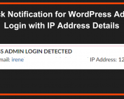 Slack Notifications for WordPress Admin Login with IP Address