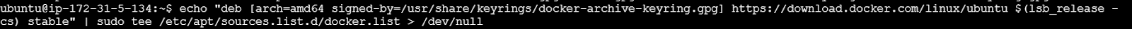 Docker Install Command