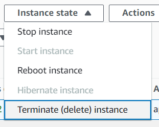 Terminate Instance