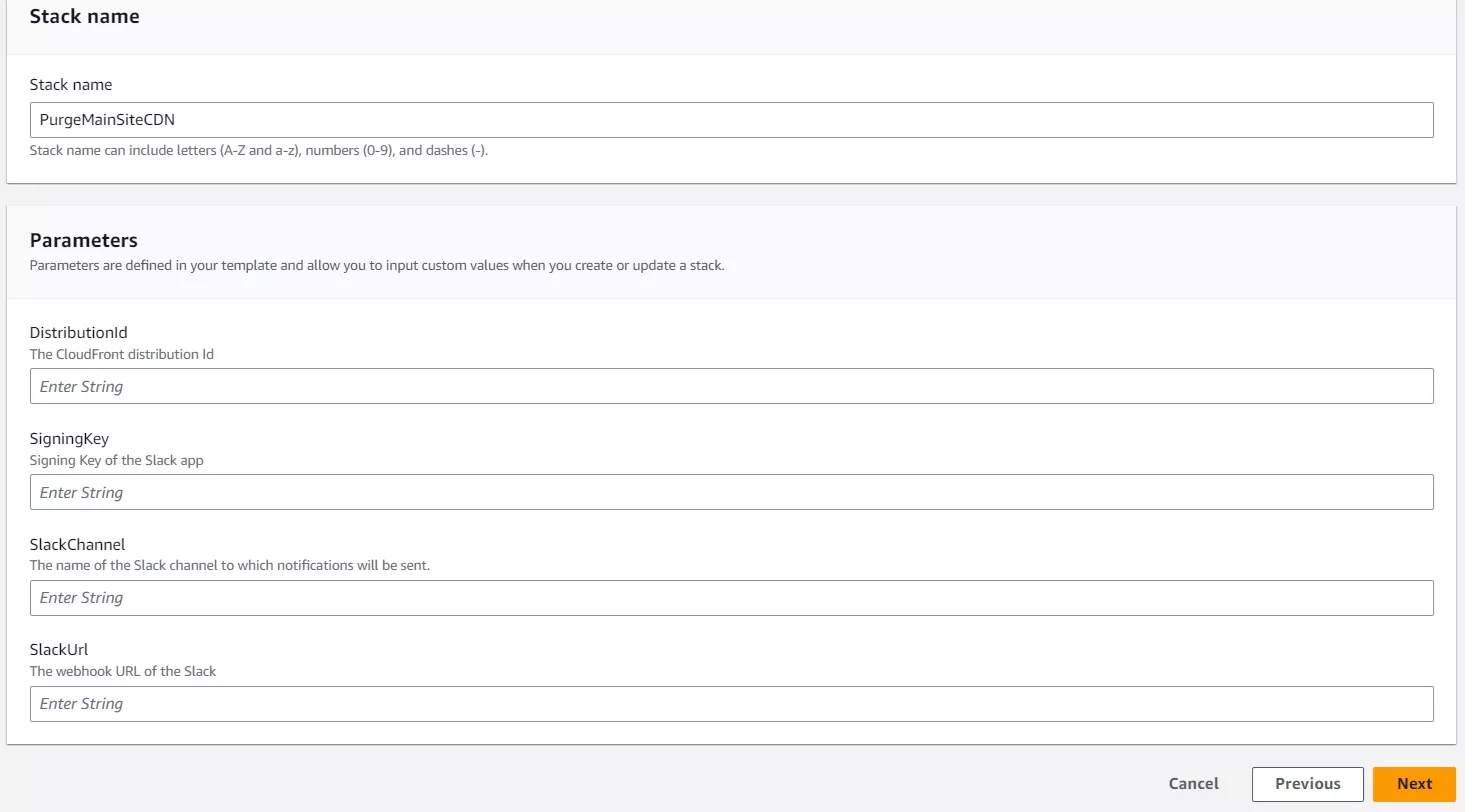 AWS CloudFormation - Stack Parameters