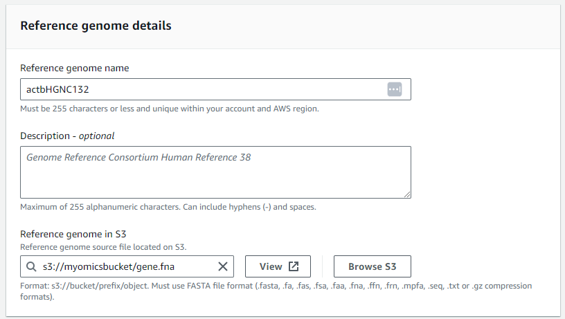 Reference Genome details