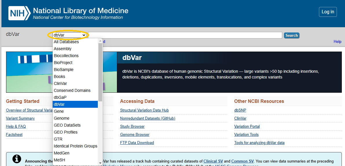 NCBI data