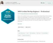 AWS DOP Credly Badge Irene Bonso