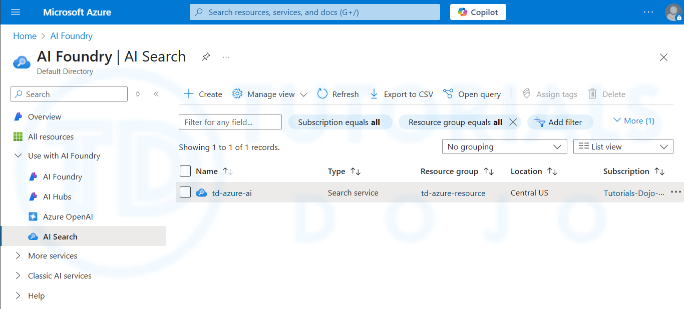Azure AI Search