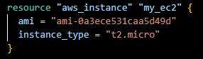Terraform EC2 Code