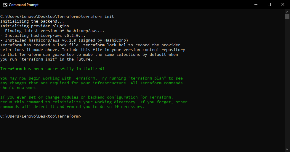 Terraform Init