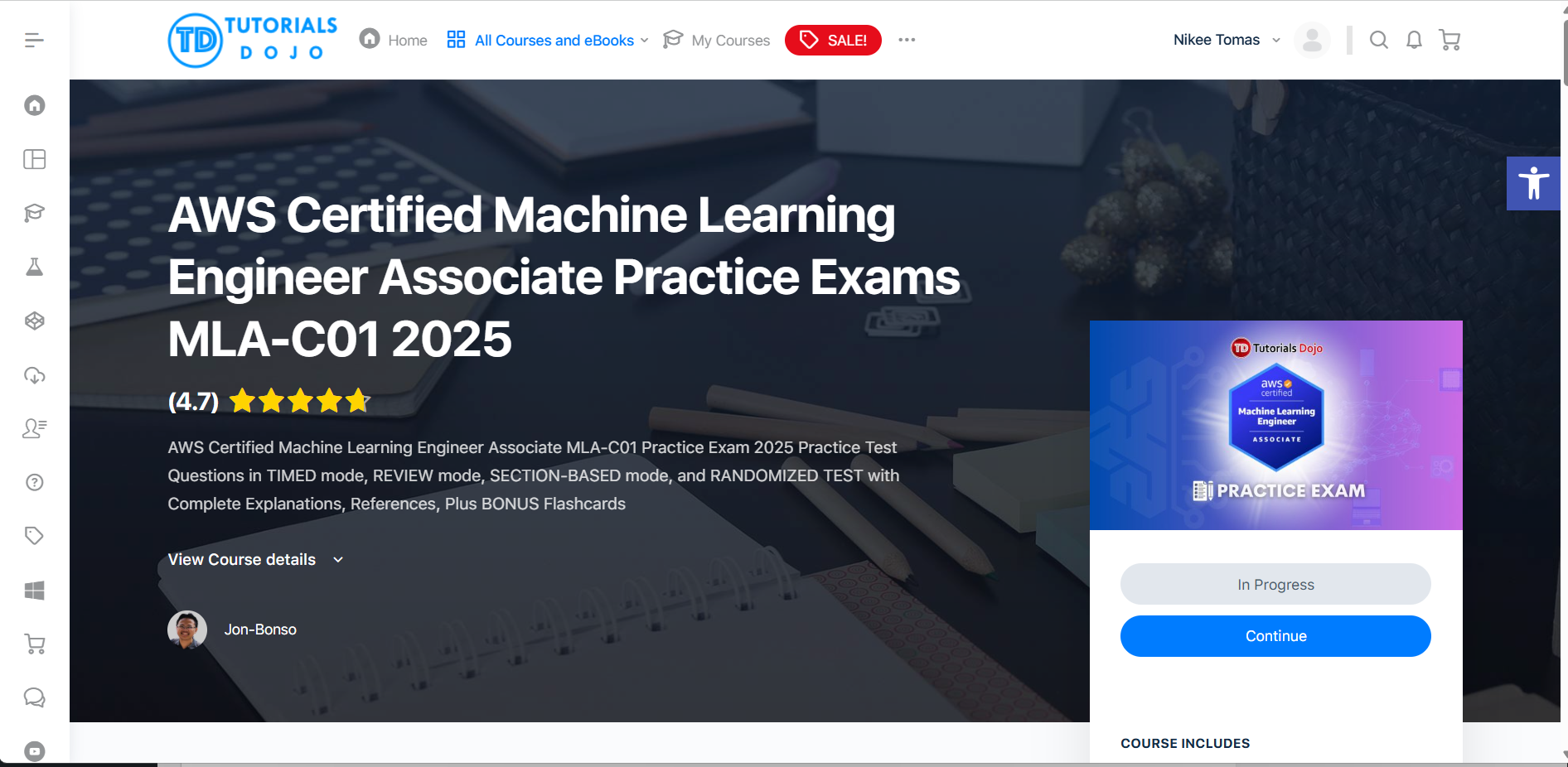 TD MLA-C01 practice exam
