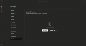 Empty configuration