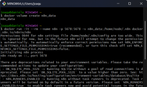 Git Bash N8N