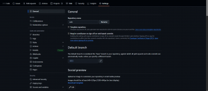 Settings Page