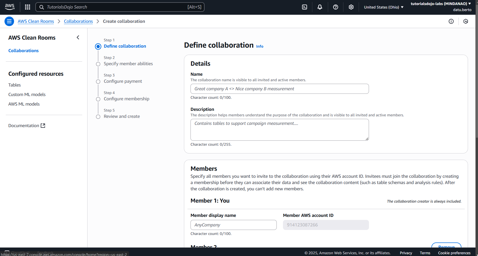 TD-AWS Clean Rooms-14AUG25