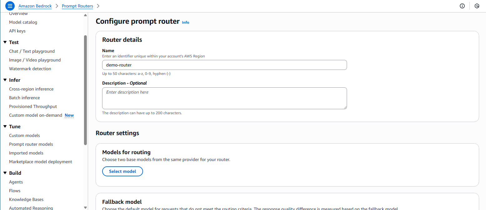 Give it a name, like demo-router