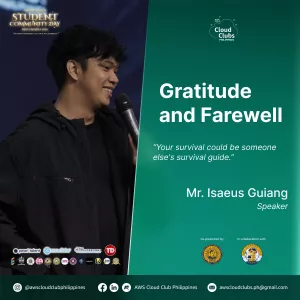 Farewell and Gratitude towards Mr. Asi Guiang for making this happen