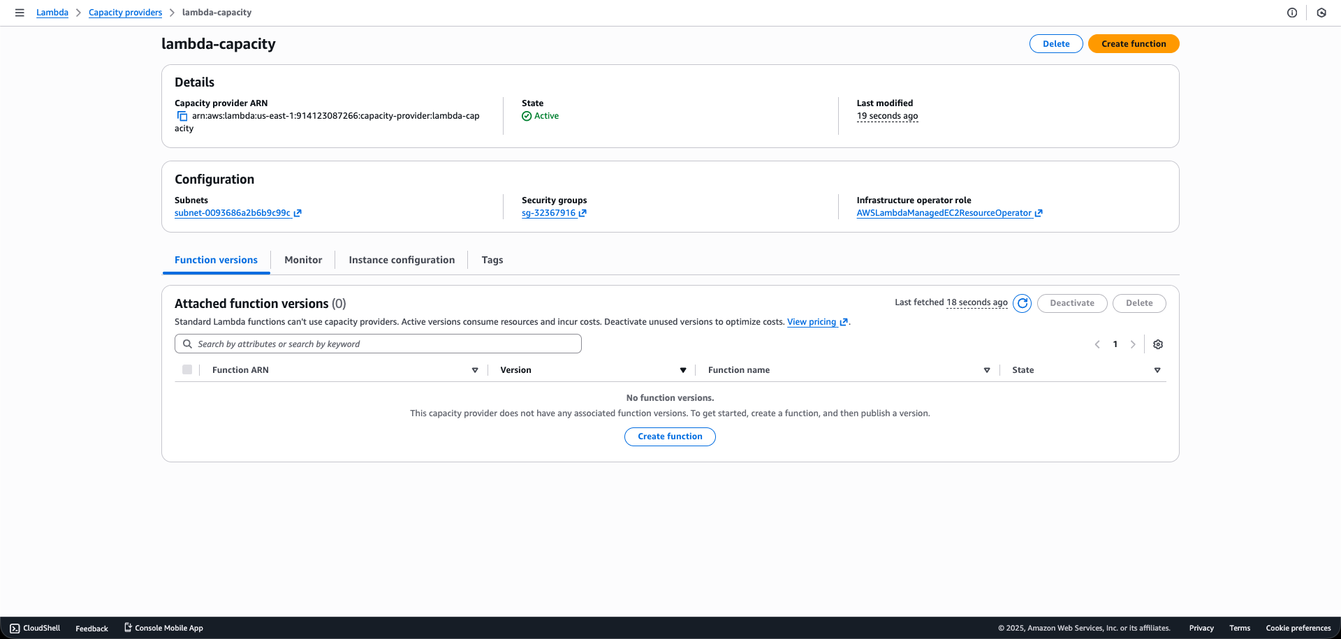 Step 3.1: Create Lambda Function