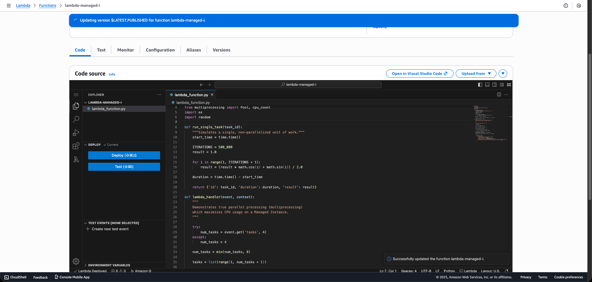 Step 3.8: Publish New Version