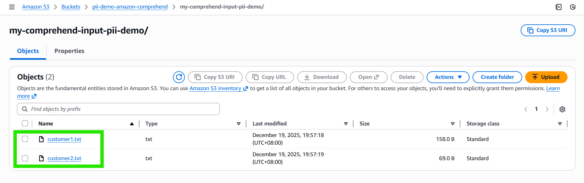 Detecting and Redacting PII with Amazon Comprehend