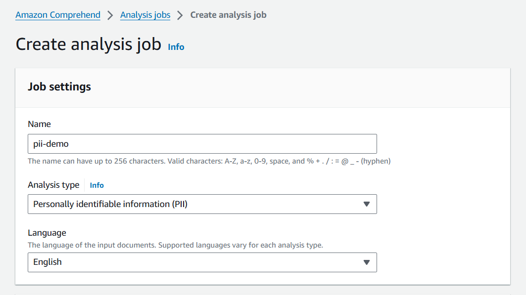 Detecting and Redacting PII with Amazon Comprehend