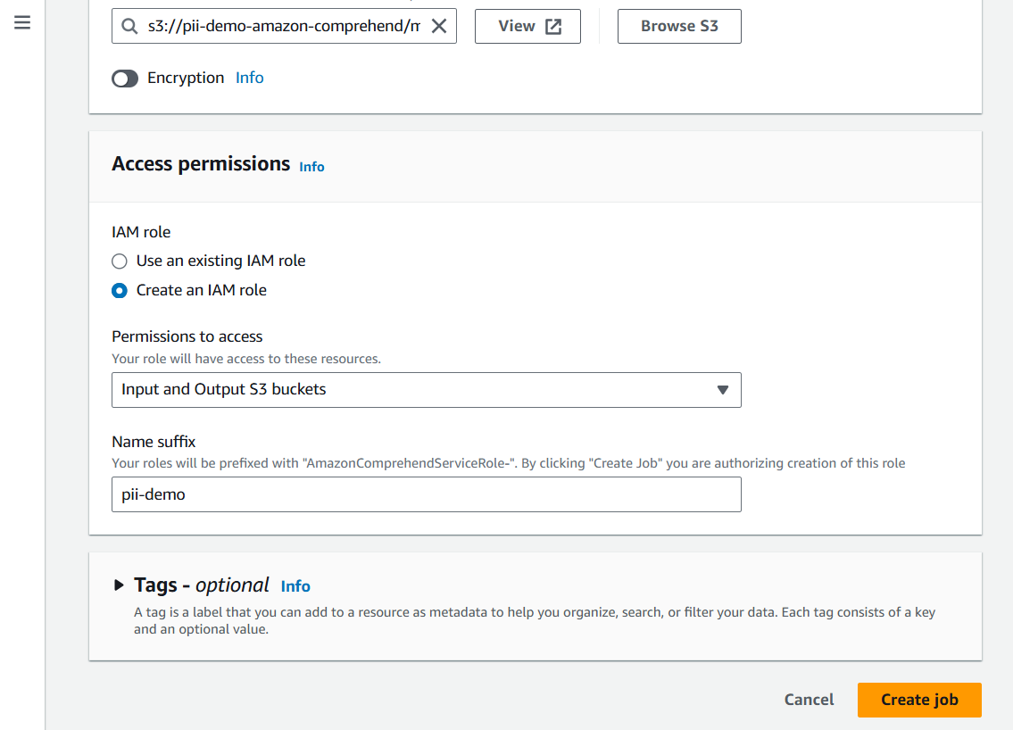 Detecting and Redacting PII with Amazon Comprehend
