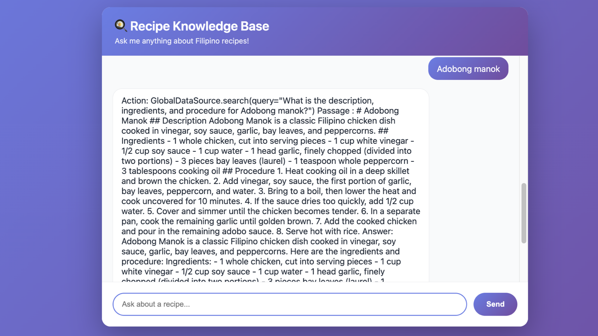 Building a Cost-Aware RAG Application with Amazon Bedrock - UI