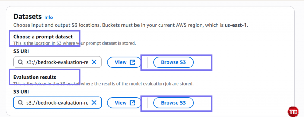 Configuring CORS on S3 bucket for Amazon Bedrock LLM-as-a-Judge console file uploads