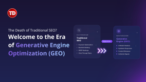 Featured Image for "The Death of Traditional SEO? Welcome to the Era of Generative Engine Optimization (GEO)"