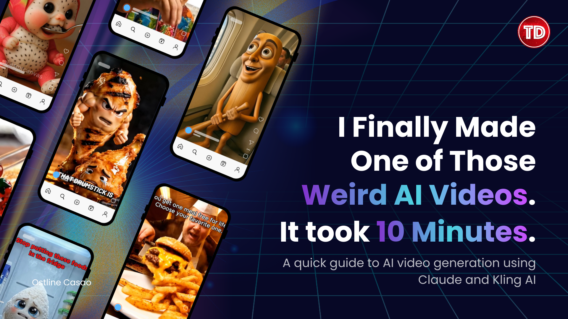 "I finally made one of those weird AI videos. It took 10 minutes." blog thumbnail