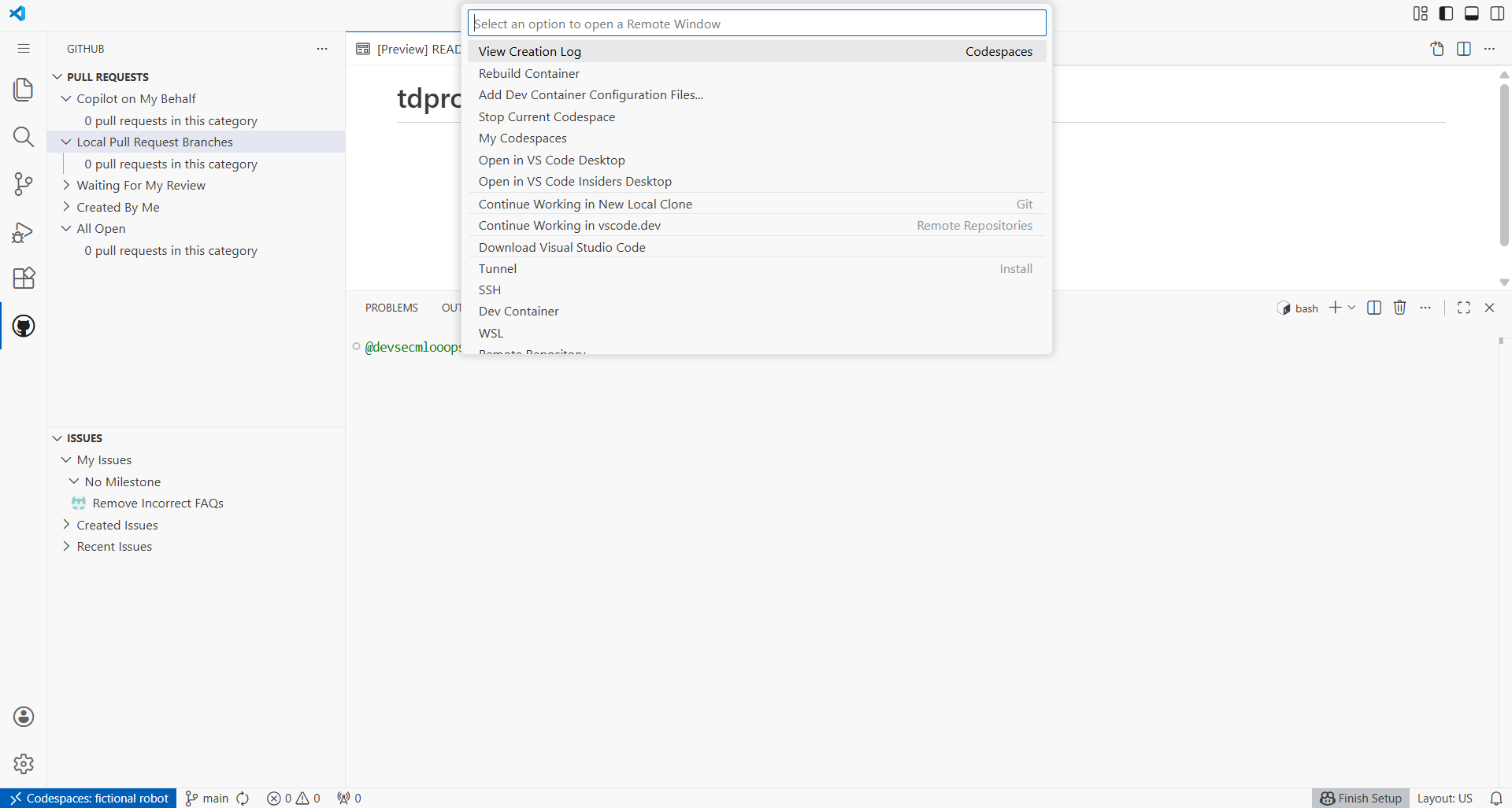 TD_GitHub Codespaces _07Jan25