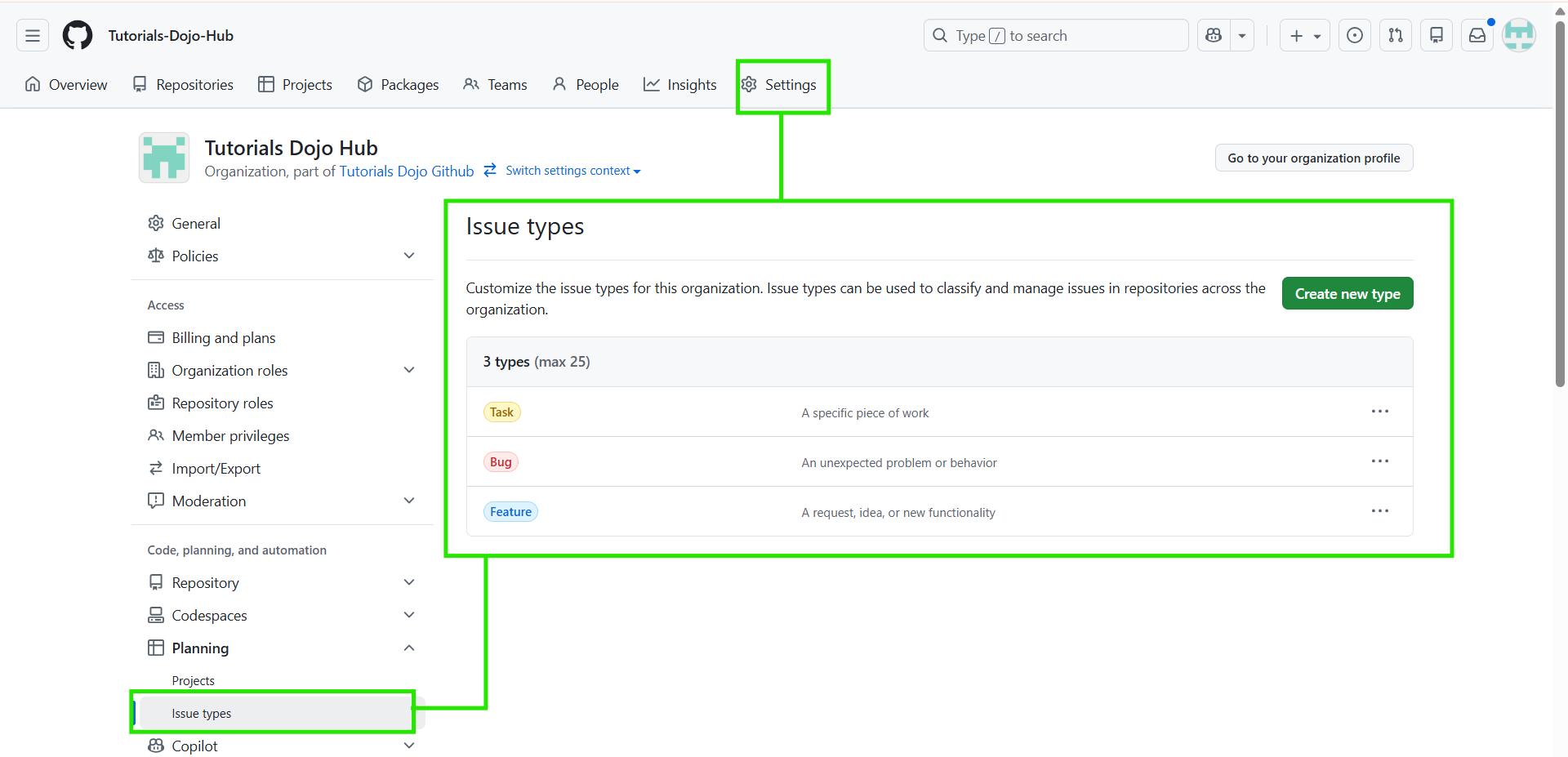 TD_GitHub Issues Issues types_05Jan25