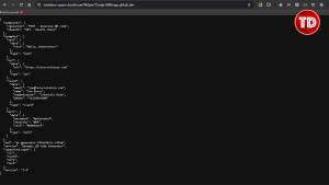 VS Code Ports panel showing port 8080 with an option to open the forwarded address in a browser.