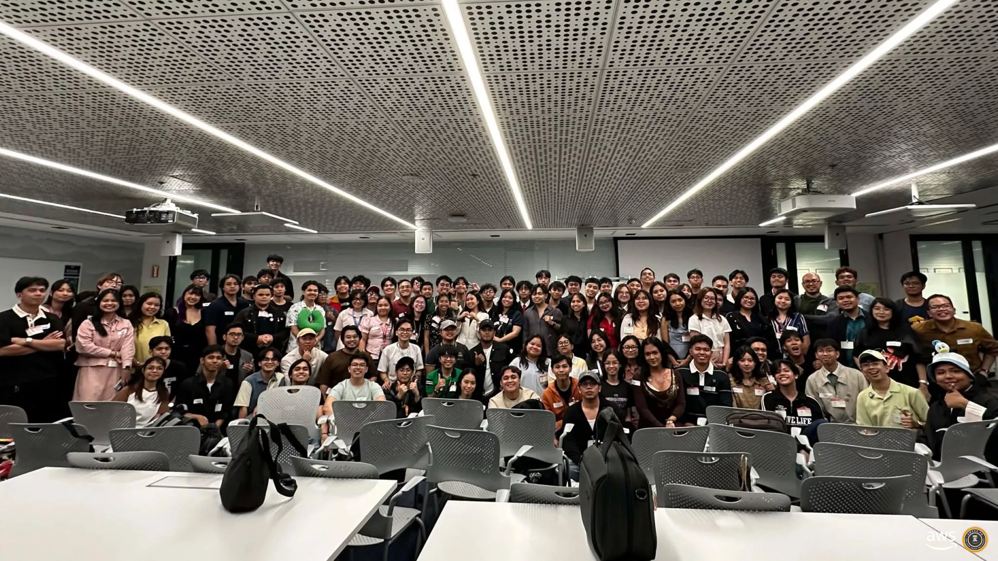 students learning outside the classroom at meetups