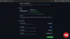Creating the GitHub Repository_TutorialsDojo_02-21-2026
