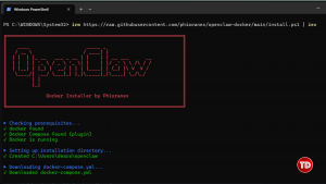 Installation using one liner code